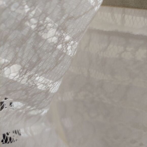 BCBG Maxazaria 'Kasen' Stripe & Lace Zip-up - Picture 4 of 8